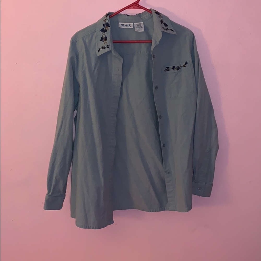 Button Down Denim Shirt